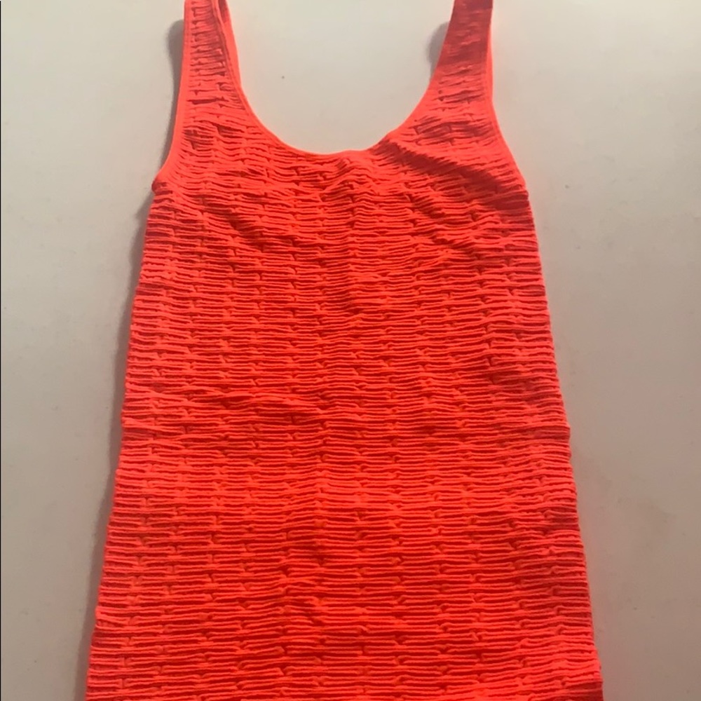 Neon Orange pencil dress